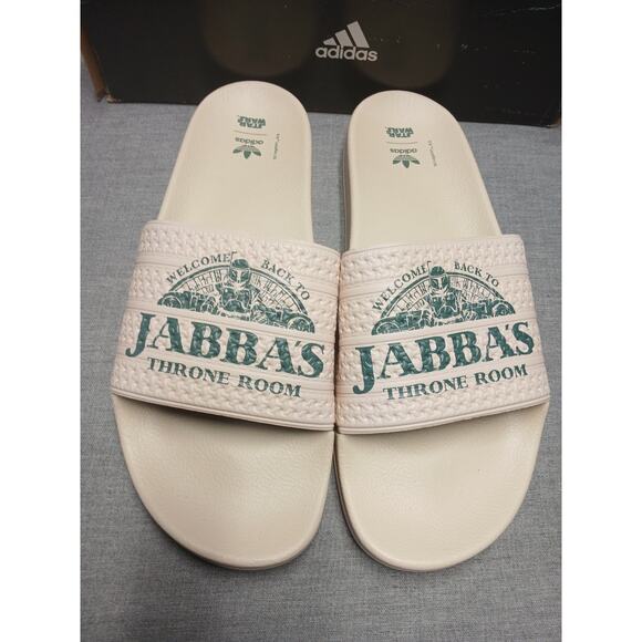 Adidas Disney Star Wars Adilette Slides Jabba Throne Room GX6749 Mens 15 NWT Box main image 5
